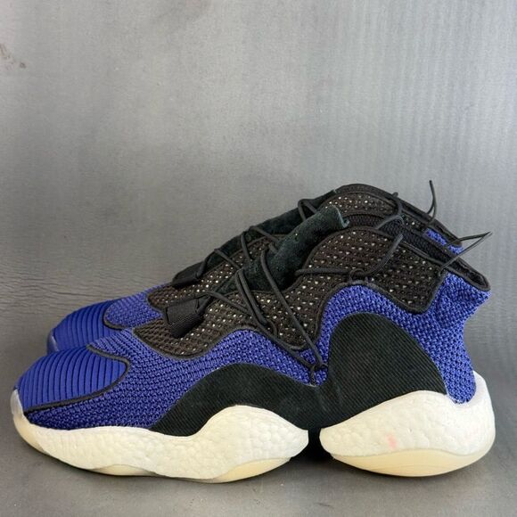 Adidas Crazy BYW \'Real Purple\' athletic sneaker shoes men’s size 10